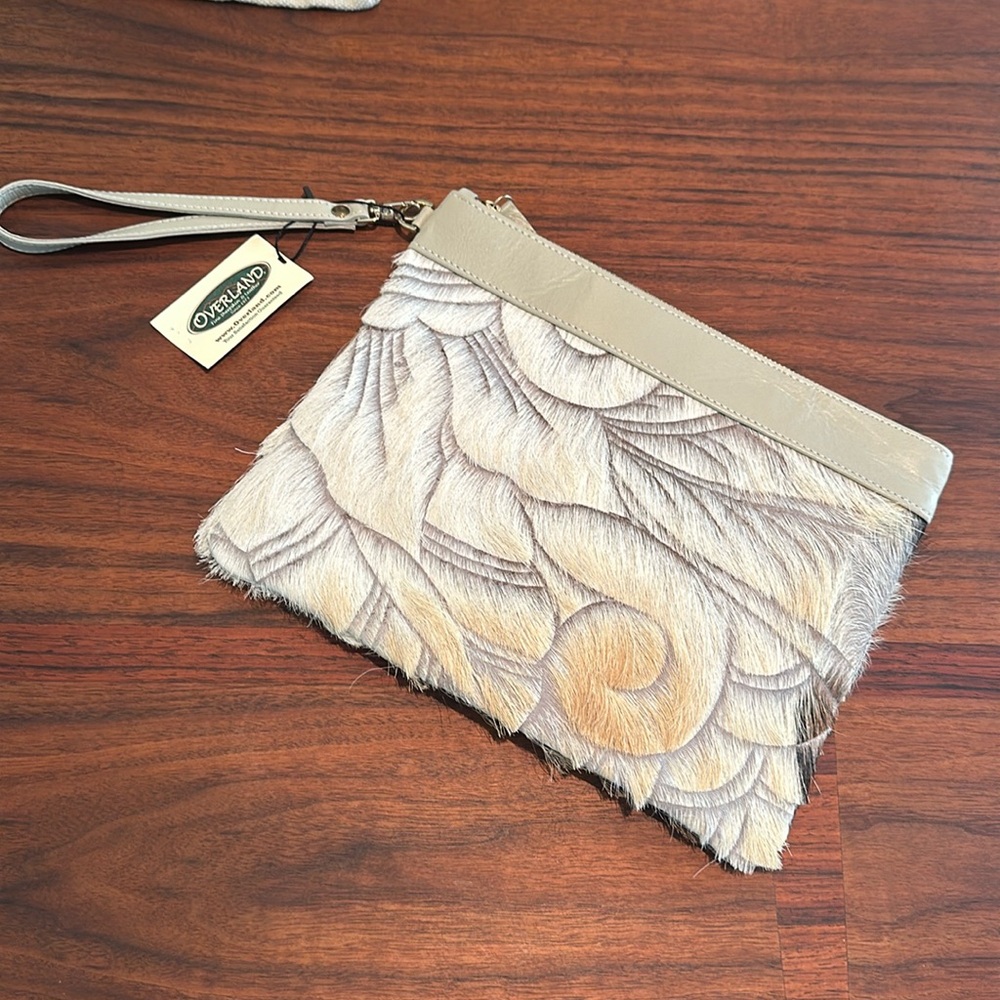 Goat hair clutch from Overland. Never used